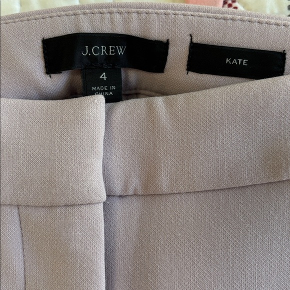 J. Crew Soft Mauve Pants size 4 style: Kate - Picture 4 of 5